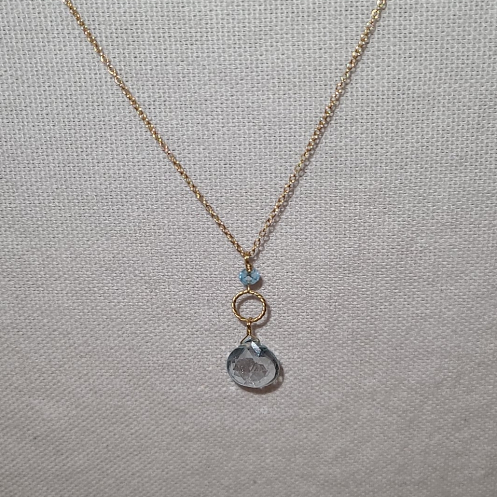 Aquamarine necklace